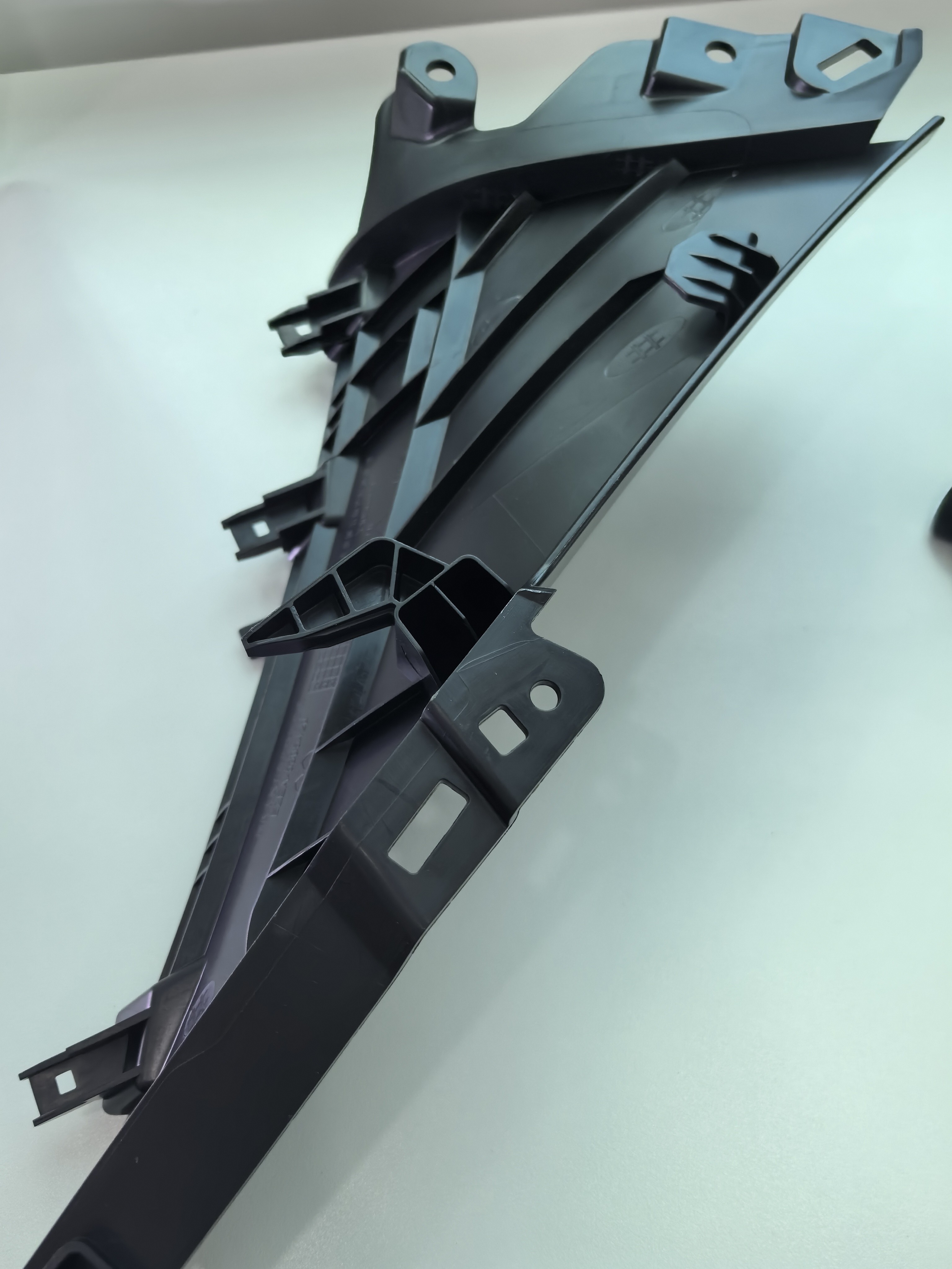 Plastic parts for ventilation seat fans
