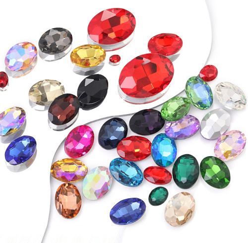 Oval Pointed-Back Fancy Stone for nail art, fashion items & DIY, simple and fashionable.