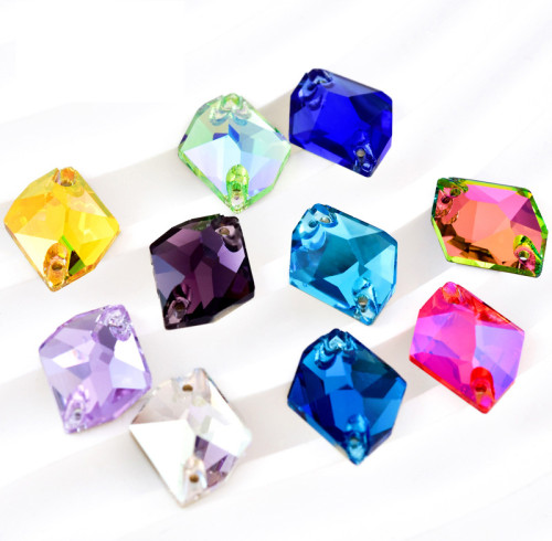 Special-shaped K9 stitched rhinestones, for jewelry, fashion & DIY. High-quality, wholesale/retail.