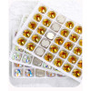 Wholesale Round Double-Hole Rhinestones | OEM K9 Flatback Gems