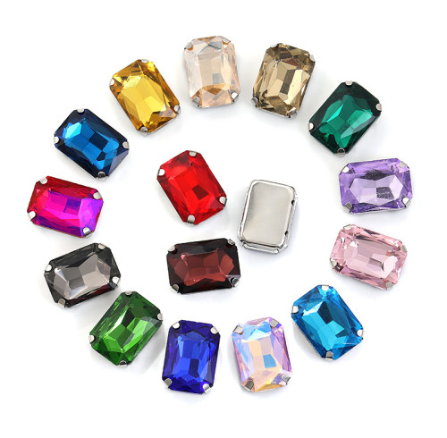 Rectangular Octagonal Prong Rhinestones - Sparkling Gems for Apparel, Bags & Fashion DIY.