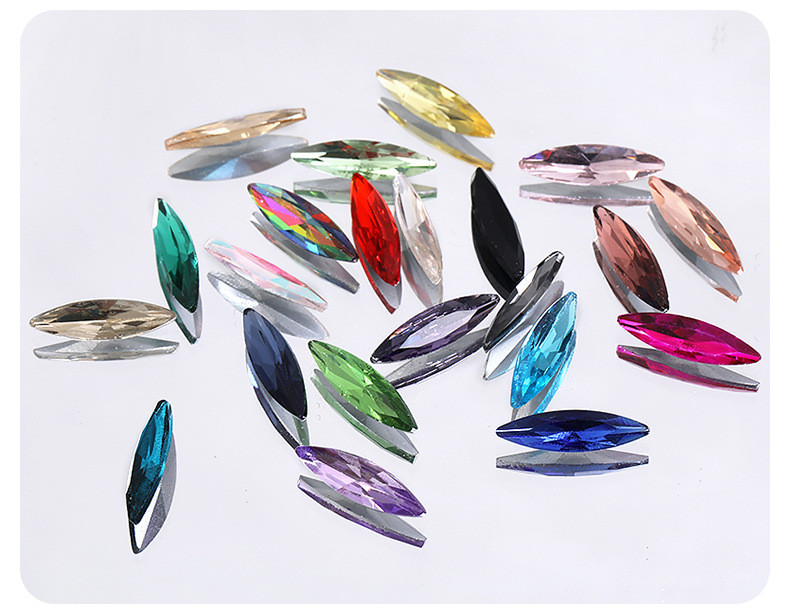 Pointed Back Marquise Crystal Rhinestones