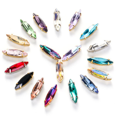 Scratch-Resistant Glass Rhinestones | Crystal AB Coating & Pointed Back Design | for Premium Jewelry & Craft Embellishment | Wholesale/Bulk Supply
