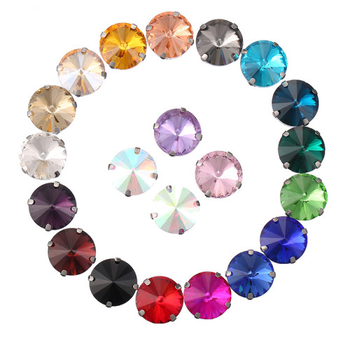 Round Prong-Set Rhinestones, Art Diamonds for Nail Art, Fashion Items and DIY, Simple and Fashionable