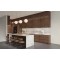 Morden High-End Luxy | Walnut Timber Veneer | Kitchen Cabinets | ODM Customization