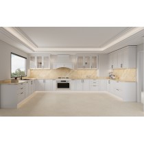 Classic Shaker U-Style | Timber Matt Finish | Kitchen Cabinets | ODM Customization