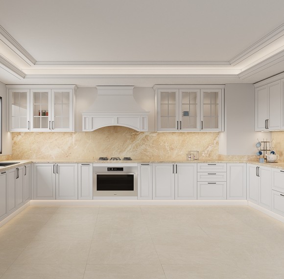Classic Shaker U-Style | Timber Matt Finish | Kitchen Cabinets | ODM Customization