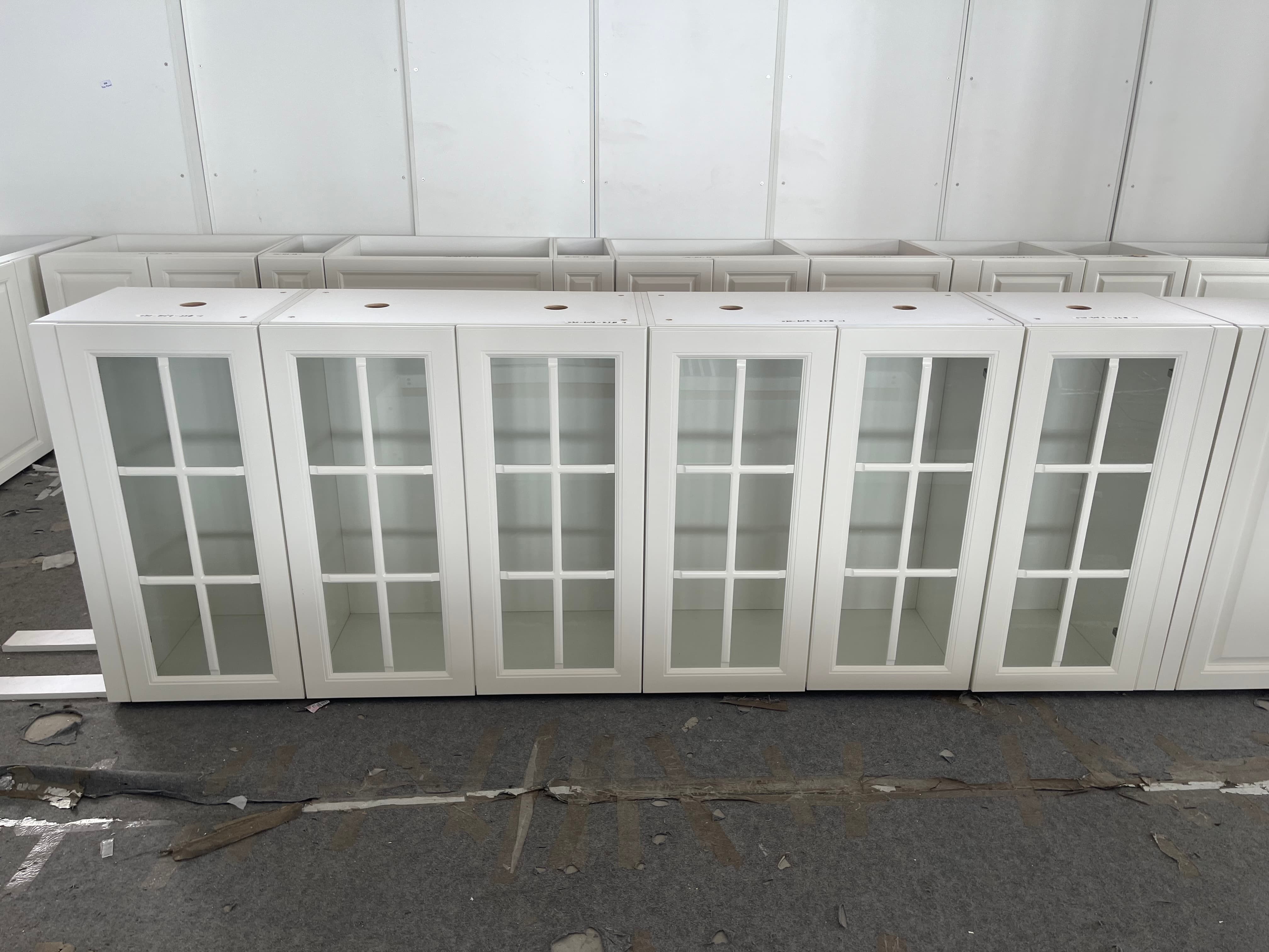 Classic Shaker U-Style Timber Matt Finish Kitchen Cabinets-Inspection Process