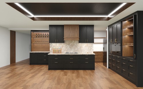Classic High End | Oak Timber | Kitchen Cabinets | ODM Customization