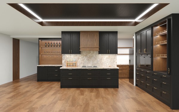 Classic High End | Oak Timber | Kitchen Cabinets | ODM Customization