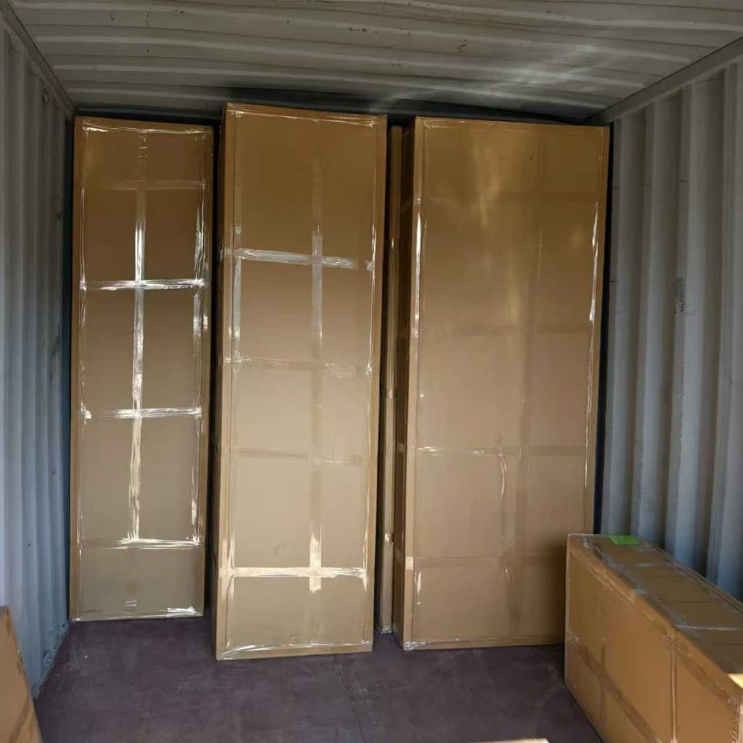 Classic Shaker U-Style Timber Matt Finish Kitchen Cabinets-Loading and Shipping