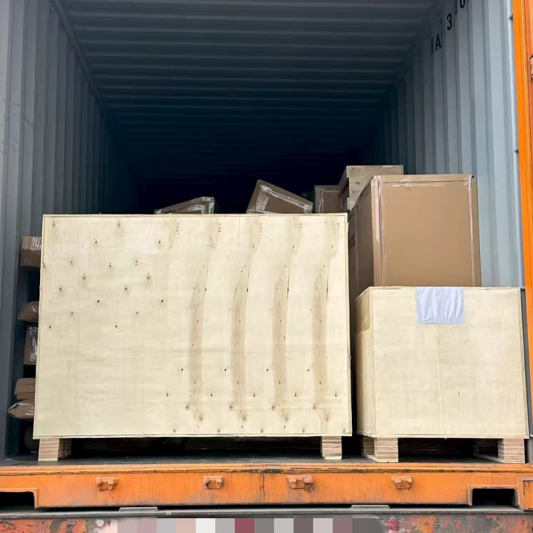 Modern Cherry Timber Lacquer Kitchen Cabinets with Island-Shipping