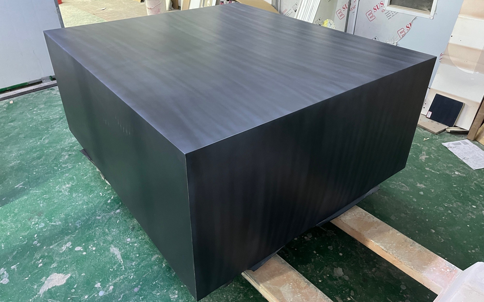 Classic High End Oak Timber Kitchen Cabinets-Inspection Process