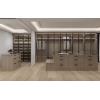 Modern | Melamine & Glass Door |Walk in Cabinet with Island | ODM Customization