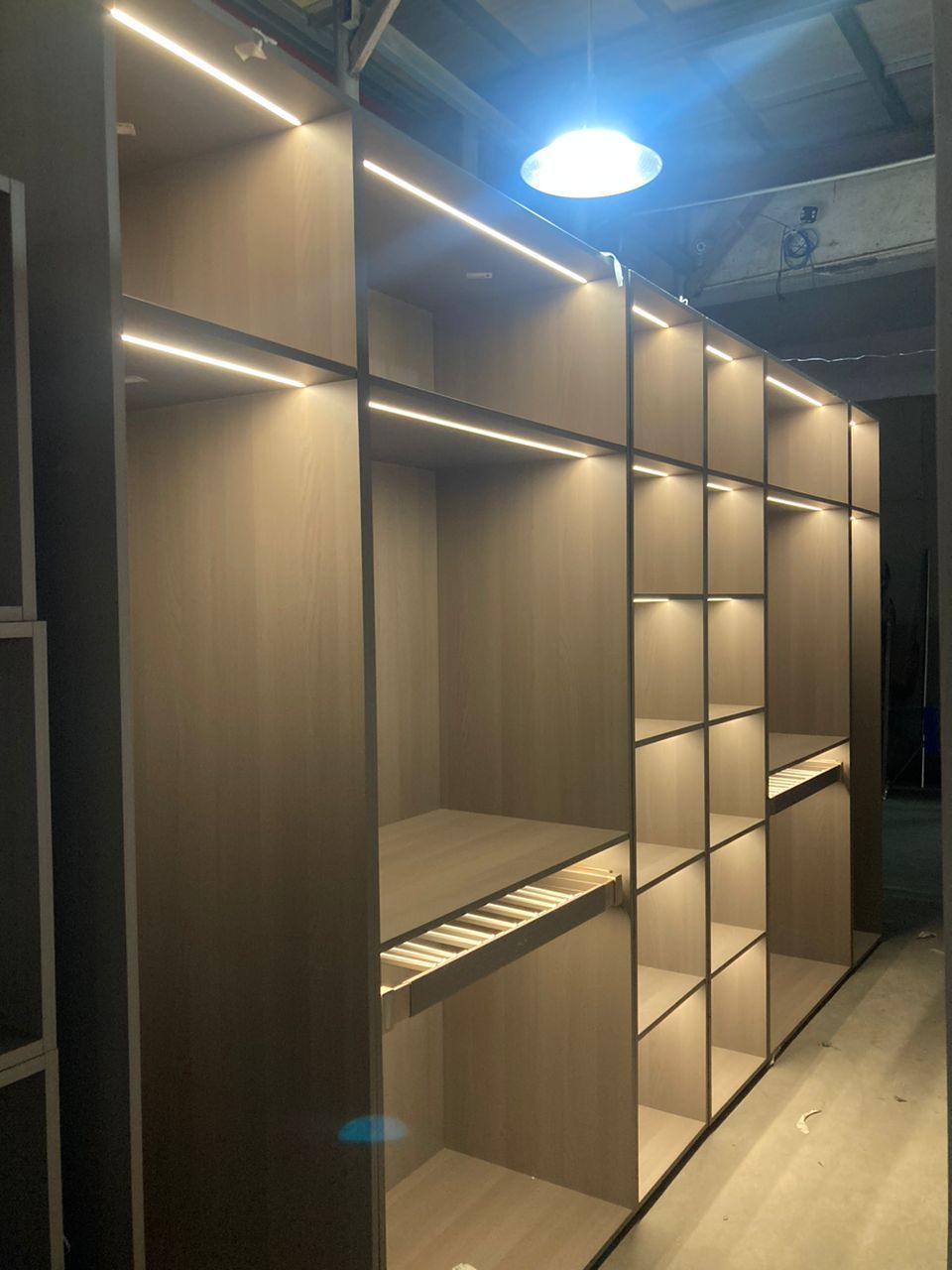 Modern | Melamine ＆ High-Gloss Lacquer | Kitchen Cabinets with Island-Inspection