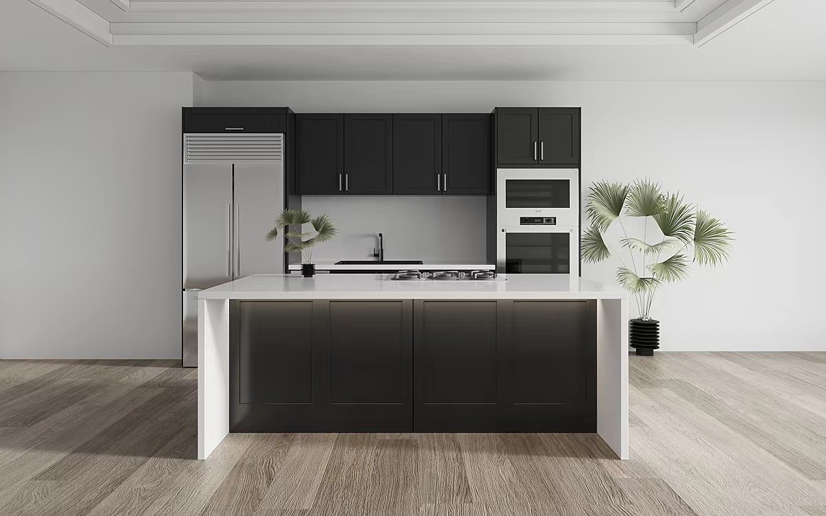 Classic High End Oak Timber Kitchen Cabinets