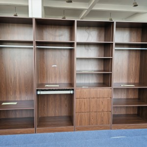 Modern Flat Design | Melamine and Mirror Sliding Doors | Closet Cabinets | ODM Customization