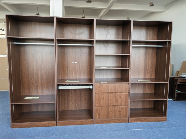 Modern Flat Design | Melamine and Mirror Sliding Doors | Closet Cabinets | ODM Customization