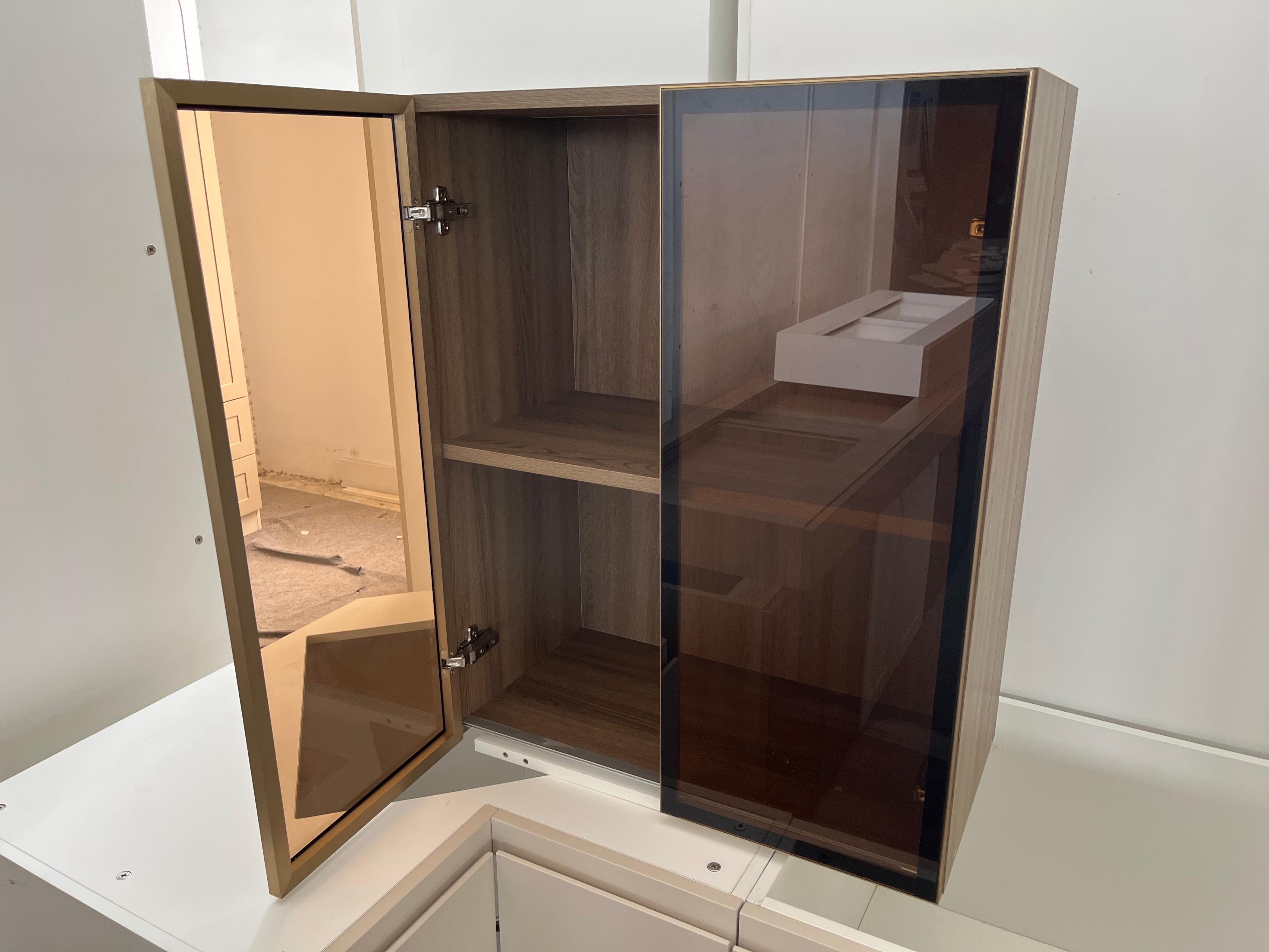 Modern | Melamine ＆ High-Gloss Lacquer | Kitchen Cabinets with Island-Inspection