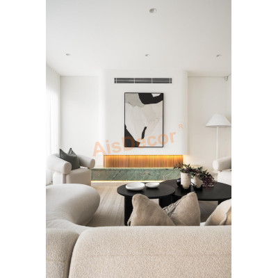 Premium Marble Living Room Cabinets | OEM & ODM Customization for Distributors and Dealers | Full House Cabinetry Solutions