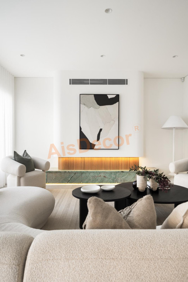 Premium Marble Living Room Cabinets | OEM & ODM Customization for Distributors and Dealers | Full House Cabinetry Solutions