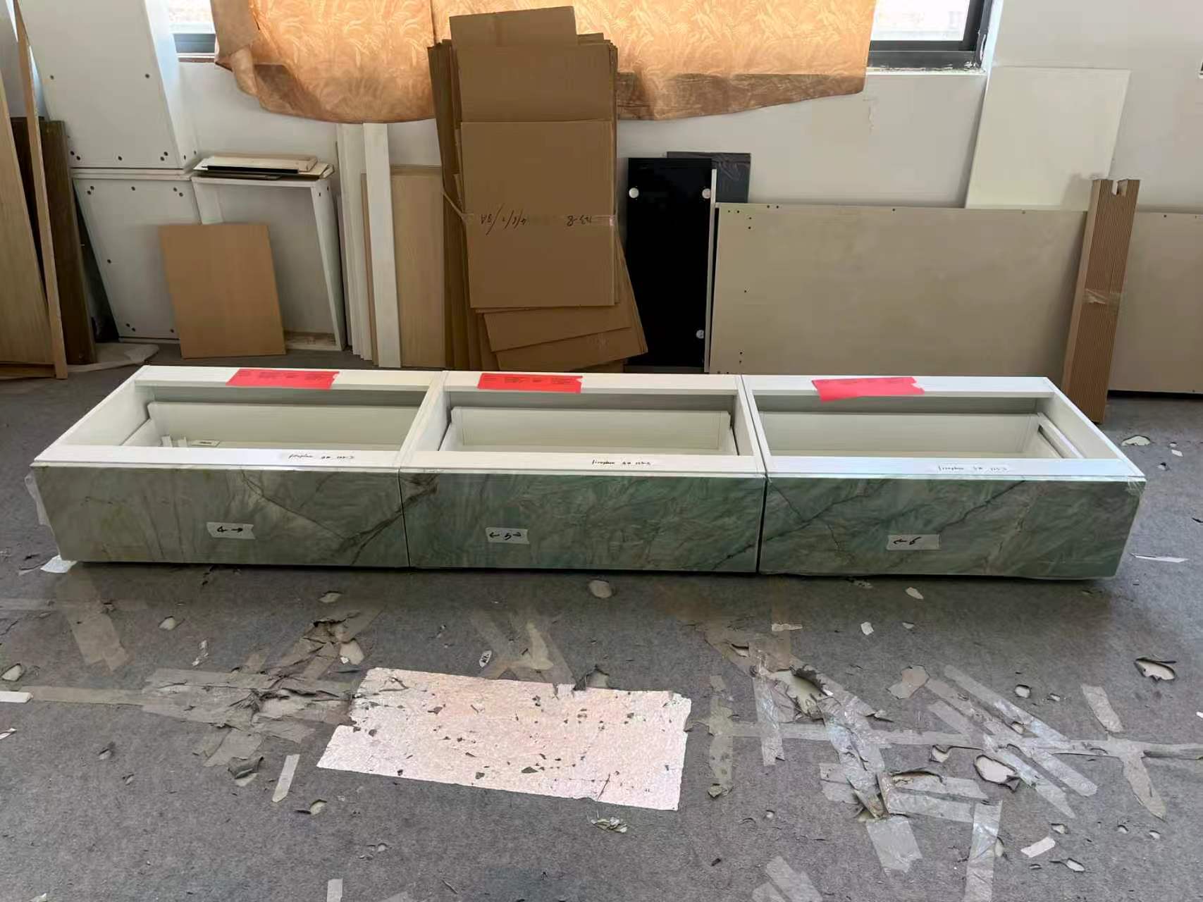 Premium Marble Living Room Cabinets