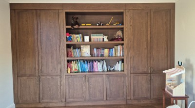 Traditional | Solid Wood Core Shaker Bookcase | Floor-to-Ceiling Family Library | ODM Customization