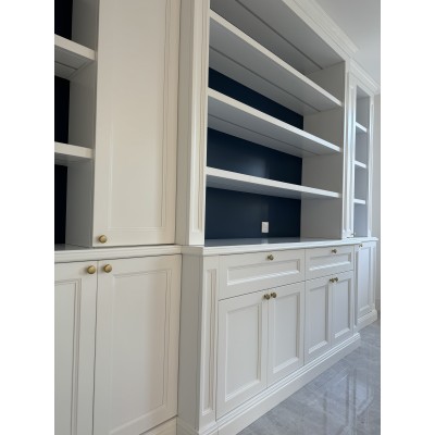 Classic Traditional | Premium Solid Wood & Crown Molding | Luxury Villa Home Office Joinery | ODM Customization