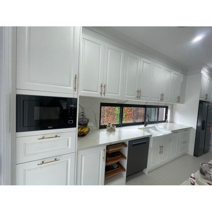 High-Quality Classical MDF Butlers Pantry - OEM/ODM Cabinet Solutions for Dealers | Full House Customization, 3D Design & Installation
