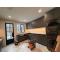 Classic Matt Lacquer Timber Vertical Groove Walk-in Laundry Cabinetry - ODM Manufacturing & Wholesale Supply for Builders, Global Export Factory Direct Custom Cabinetry