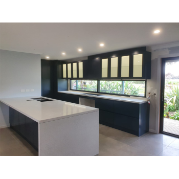 Modern Dark Series Smart Home Design | Custom Lacquer Cabinets & Islands from Customers of Australia.