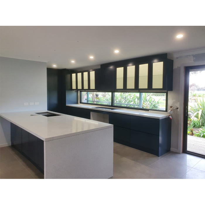 Modern Dark Series Smart Home Design | Custom Lacquer Cabinets & Islands from Customers of Australia.