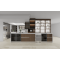 Modern | Melamine ＆ High-Gloss Lacquer | Kitchen Cabinets with Island | ODM Customization
