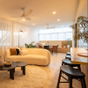 Modern Glass & Matte Lacquer Living Room Cabinets | OEM & ODM Customization for Distributors and Dealers | Full House Cabinetry Solutions