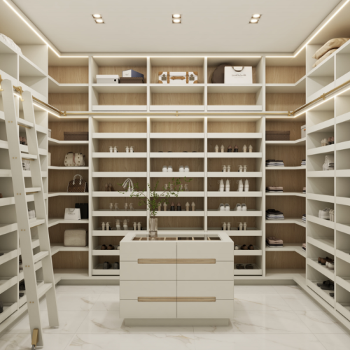 High End Closet | Modern Shoe Closet | Lacquer Wardrobes | ODM Customization