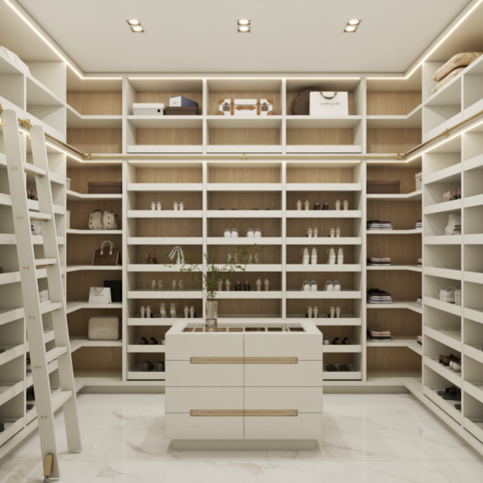 High End Closet | Modern Shoe Closet | Lacquer Wardrobes | ODM Customization