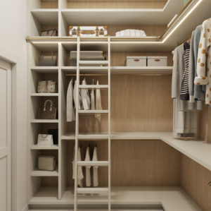 High End Closet | Modern Shoe Closet | Lacquer Wardrobes | ODM Customization