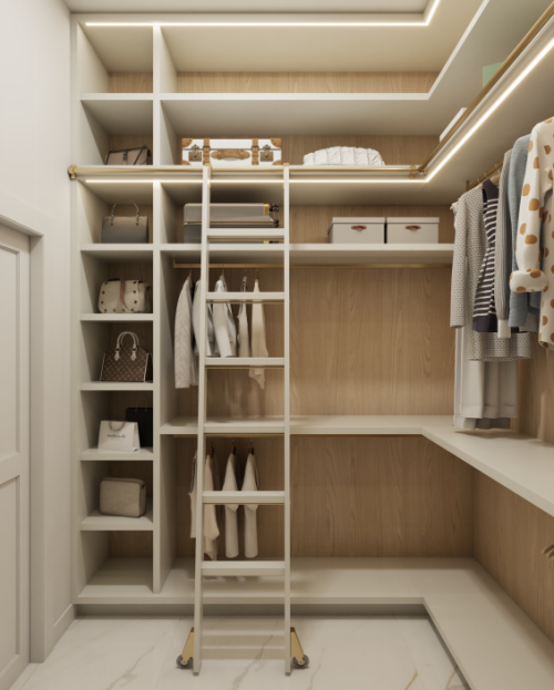 High End Closet | Modern Shoe Closet | Lacquer Wardrobes | ODM Customization