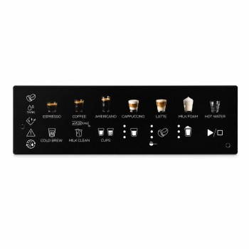 One-Stop Custom Coffee Machine Touchscreen Panels | Precision Craftsmanship · LED Backlighting · Flexible OEM/ODM Prototyping | Membrane Switch Manufacturer