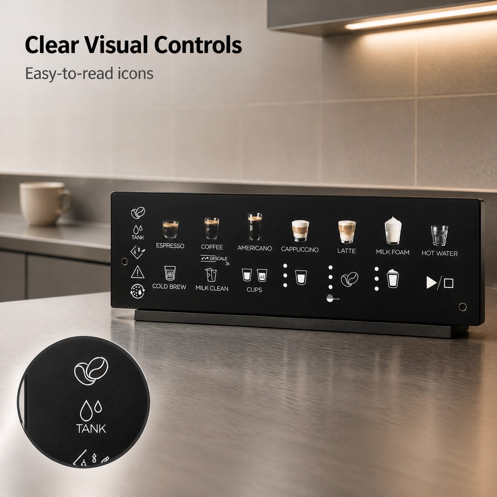 OEM customization of coffee machine control panels for global brands