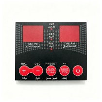 Custom Bilingual Membrane Switch Manufacturer | Red Tactile Metal Dome Keys · Multi-Language Overlay · OEM/ODM for Tire Inflators