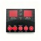 Custom Bilingual Membrane Switch Manufacturer | Red Tactile Metal Dome Keys · Multi-Language Overlay · OEM/ODM for Tire Inflators