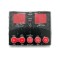 Custom Bilingual Membrane Switch Manufacturer | Red Tactile Metal Dome Keys · Multi-Language Overlay · OEM/ODM for Tire Inflators