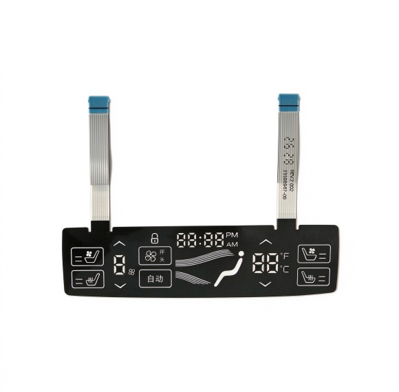 OEM ODM Custom Automotive Seat Control Membrane Switch with FPC Tail