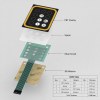 Custom Membrane Switch Keypad with FPC Tail & Mounting Holes
