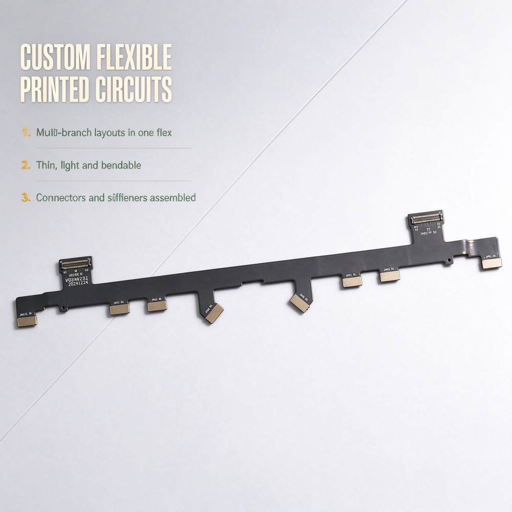 Custom multilayer flexible printed circuit FPC for compact electronics