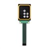 Custom Membrane Switch Keypad with FPC Tail & Mounting Holes