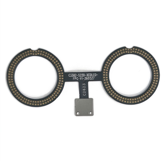 Custom Dual-Ring LED Array FPC Board for Marquee Lighting - OEM Flexible PCB