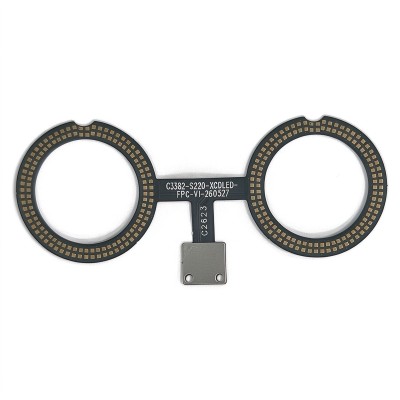 Custom Dual-Ring LED Array FPC Board for Marquee Lighting - OEM Flexible PCB