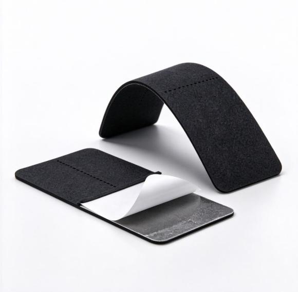 Custom felt die cutting- OEM Die-Cut Adhesive Felt for Door Trim and Wire Harness
